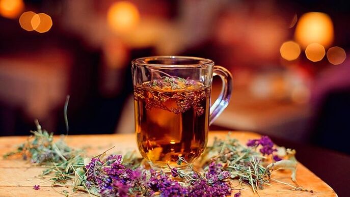 Drinking thyme tea helps to increase male dignity